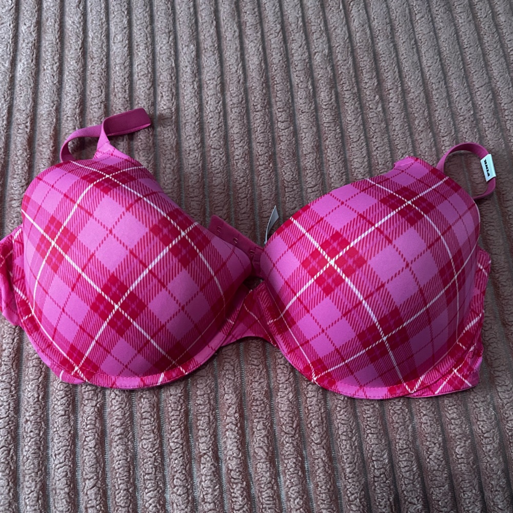 PINK Victoria's Secret Vibrant Plaid